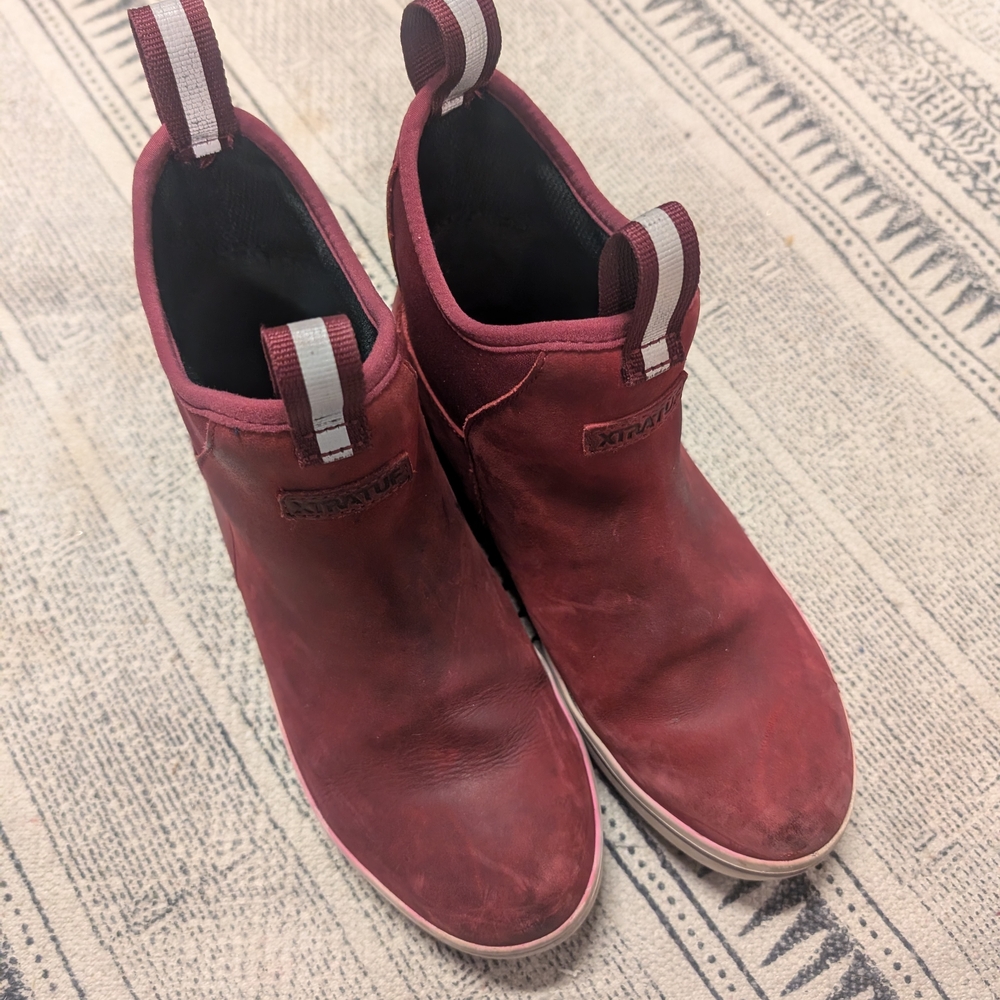 Sorel Burgundy Ankle Boots